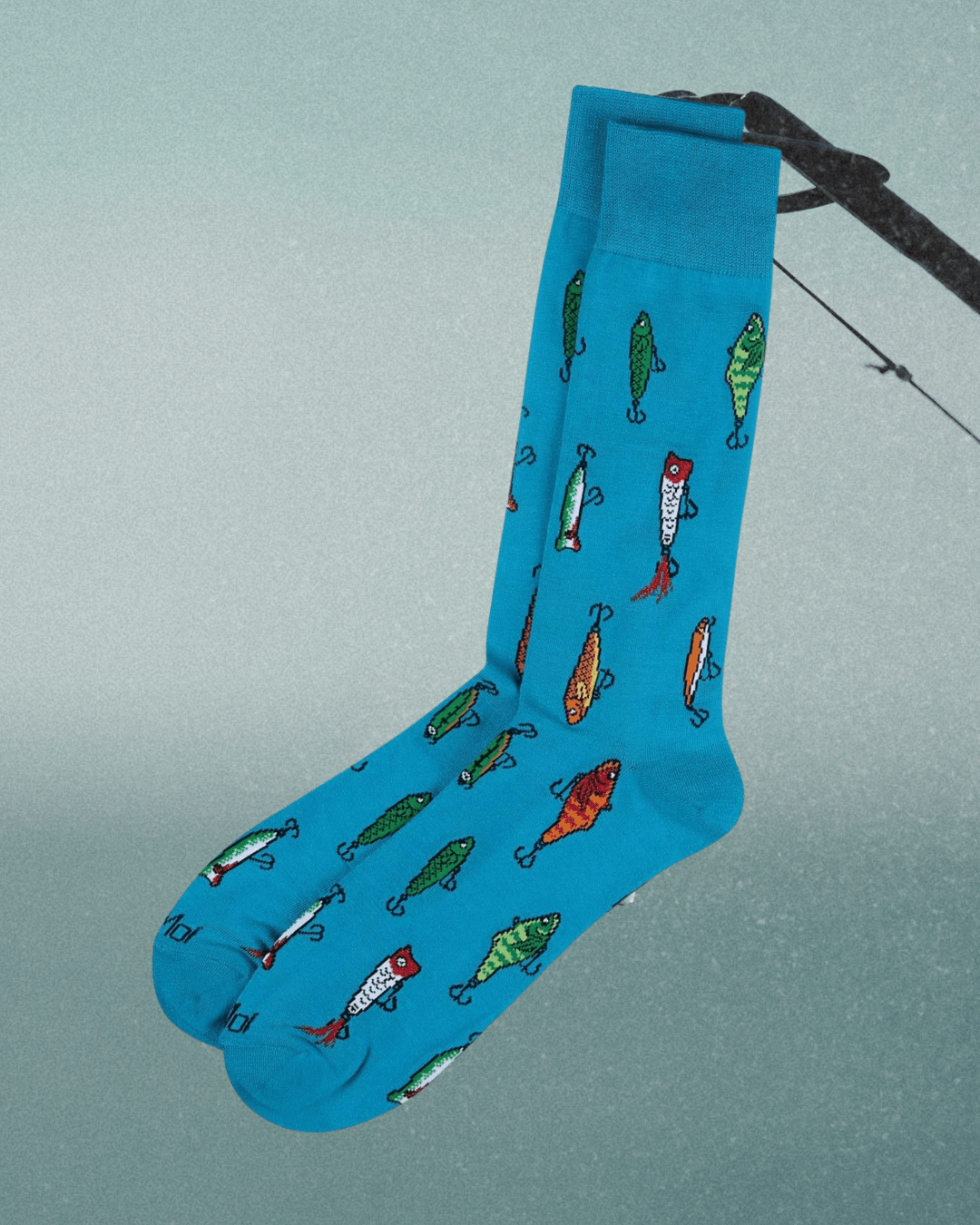 Gone Fishin' Men's Bamboo Crew