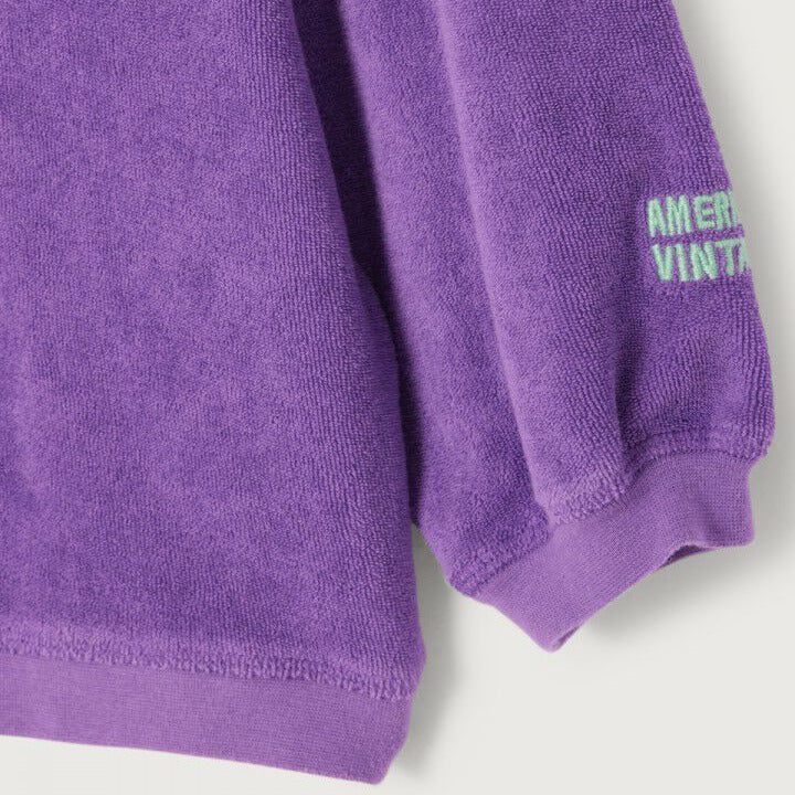 AMERICAN VINTAGE KIDS FUXOW SWEATSHIRT - PURPLE