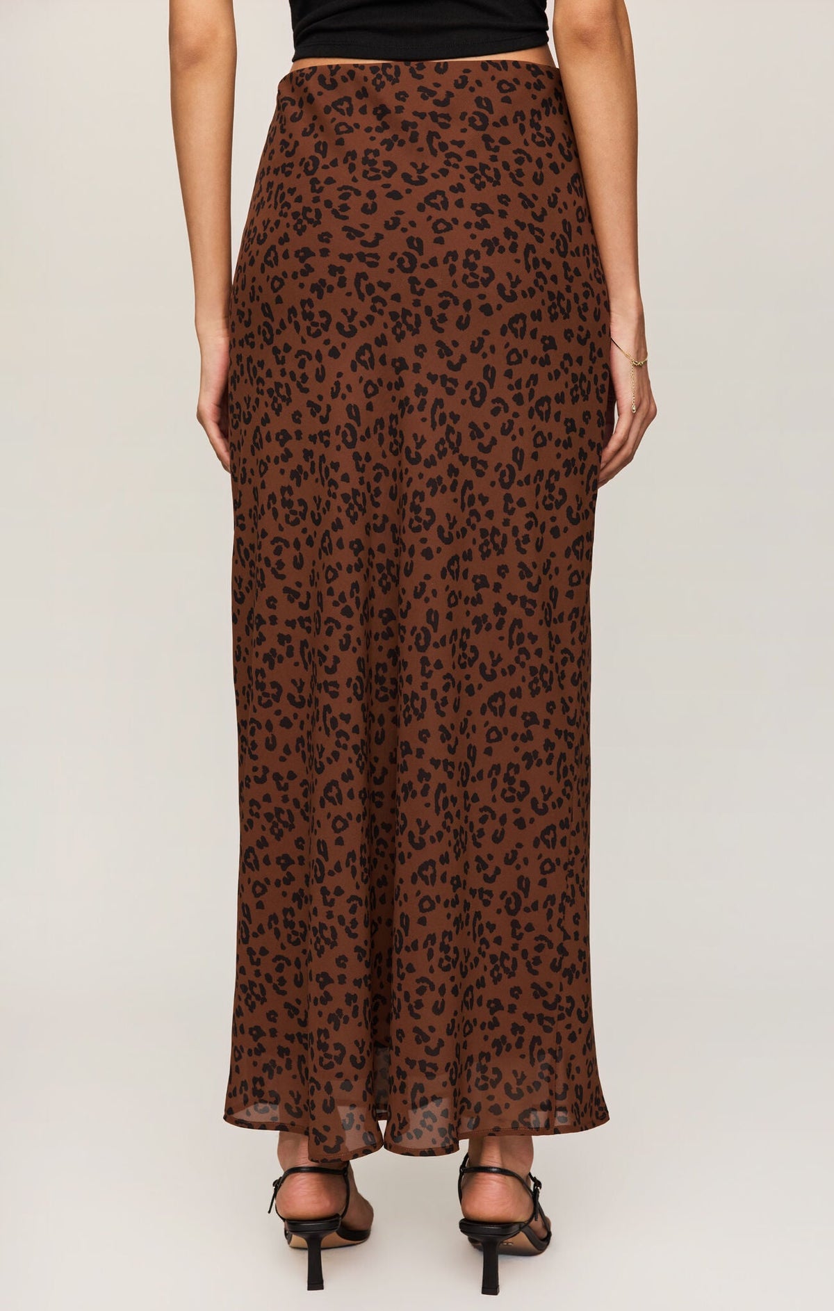 Europa Leopard Skirt - Burnt Umber