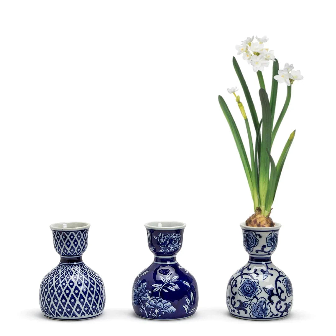 Chinoiserie Bulb Forcer (Set of 3)