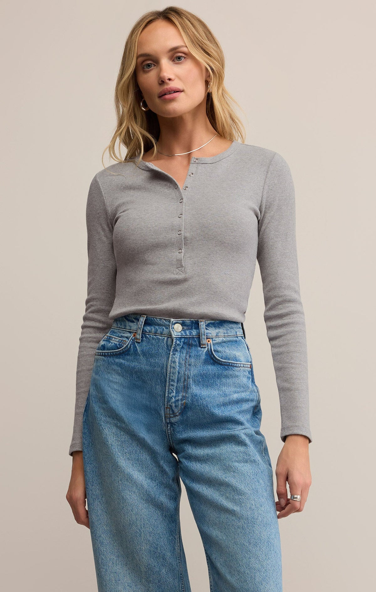 Stella Henley - Classic Heather Grey