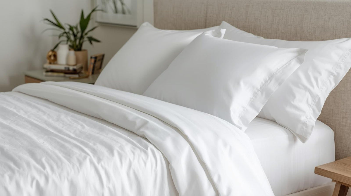 Luxury 4-Piece Queen Sheet Set - 100% Organic Bamboo Viscose, Soft & Cooling Fabric