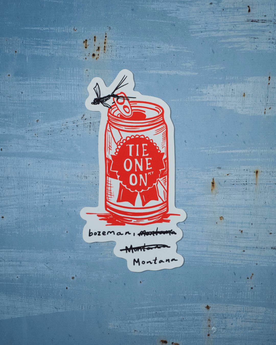 "Tie One On" Magnet