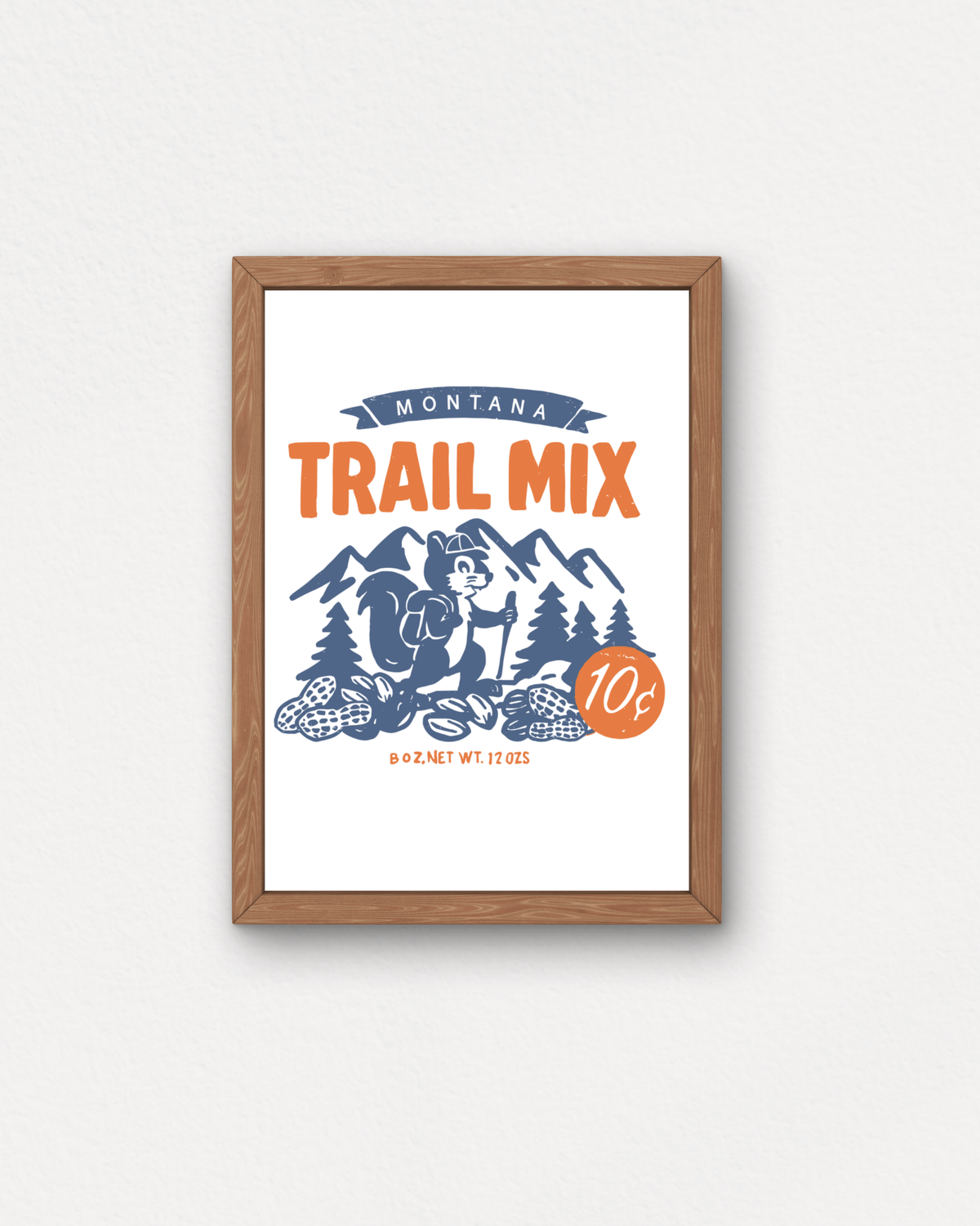 "Montana Trail Mix" Small Poster