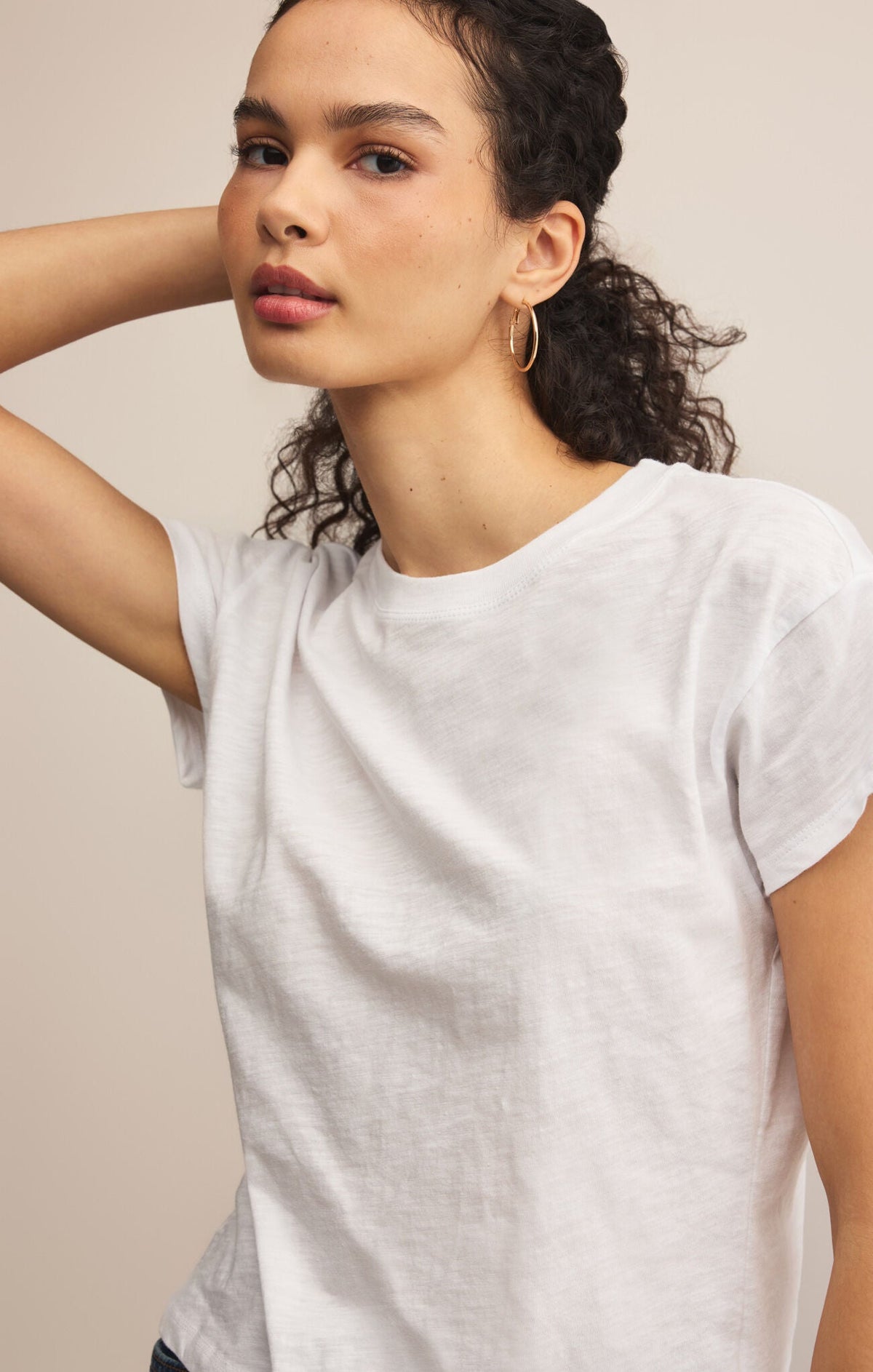 Modern Slub Tee - White