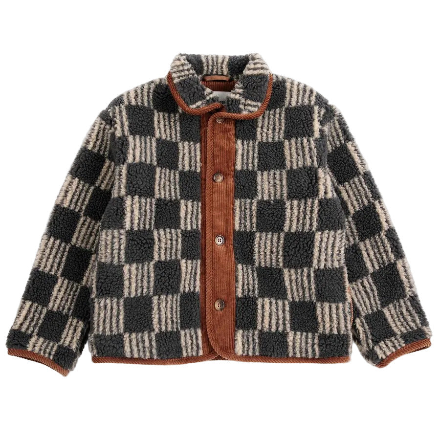 ALMOST MOIRE ALL OVER SHEEPSKIN JACKET