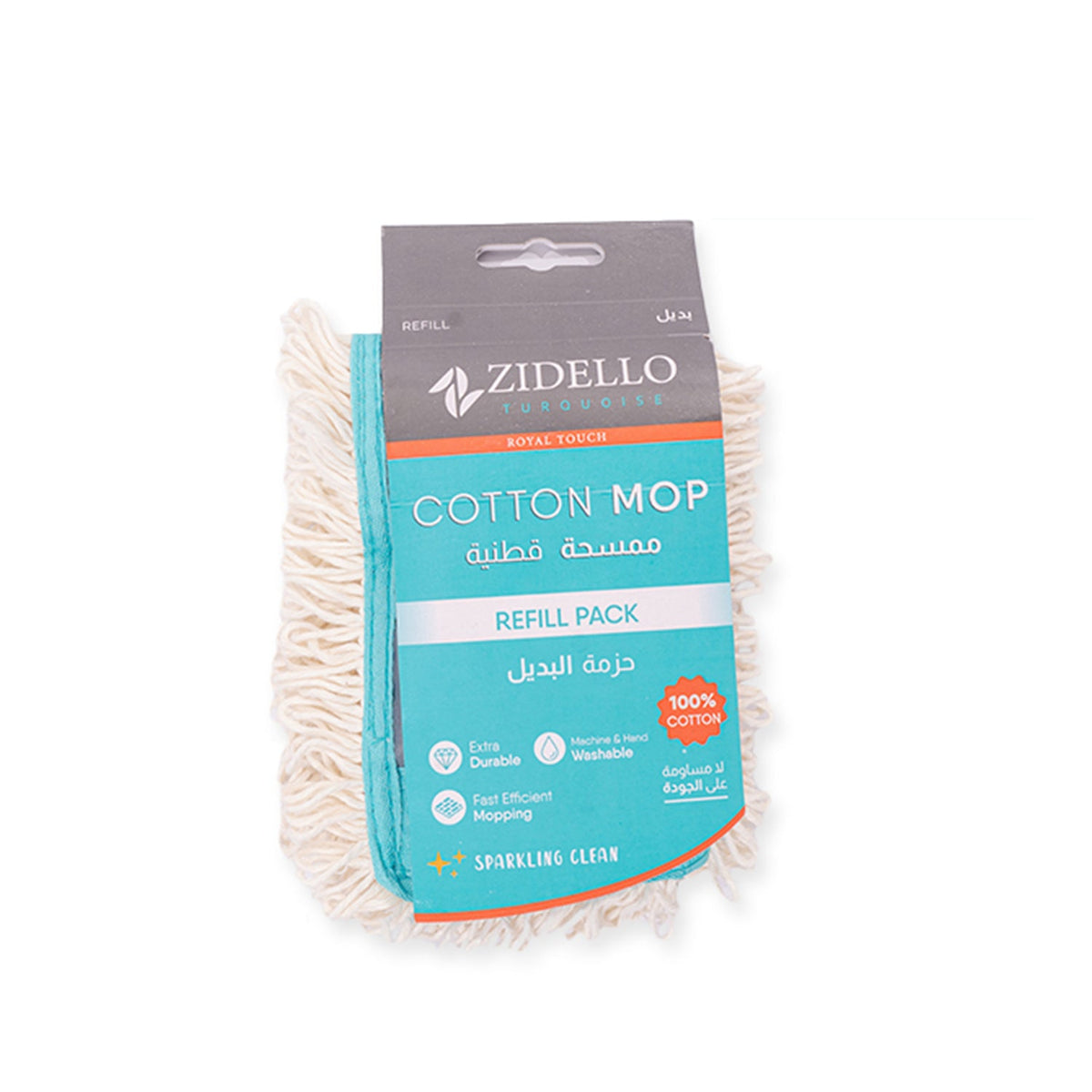 Zidello COTTON MOP REFILL - DRY 16″ INCH (40CM)