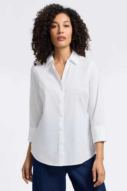 Mary No-Iron Top-Red