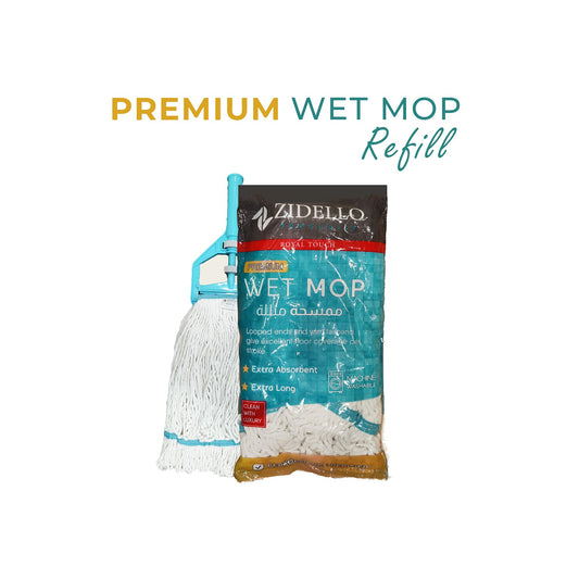 Zidello Premium Wet Mop Refill - 450 GM