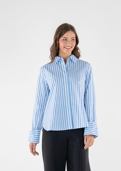 Classic Oxford - French Blue Stripe
