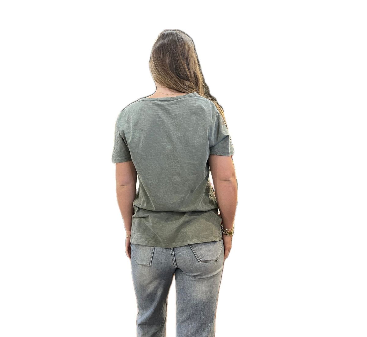 Lively Relaxed V-Neck Tee