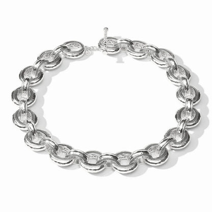 Cannes Demi Link Necklace - Silver