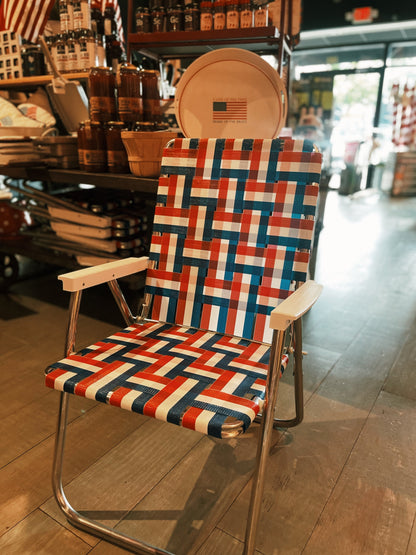 Old Glory Classic Chair with White Arms