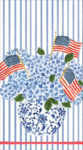Flags & Hydrangea Napkins
