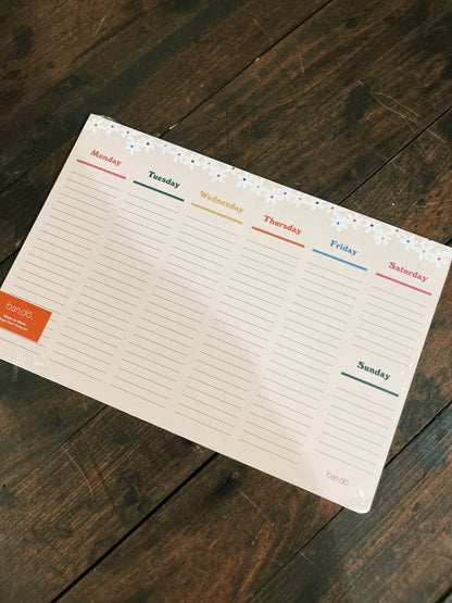 Week-To-Week Mega Desk Notepad