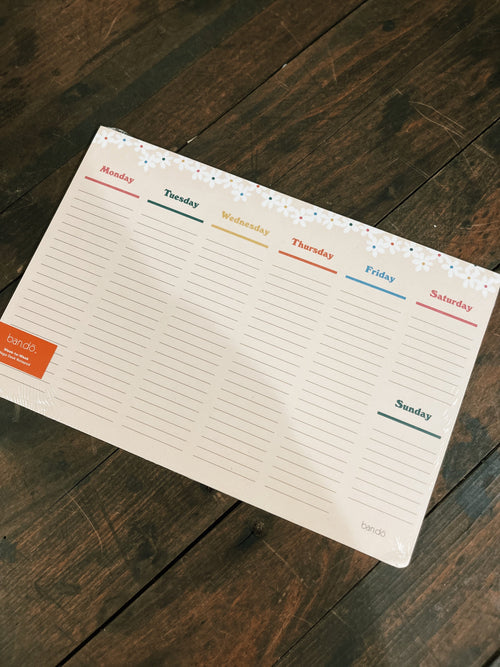 Week-To-Week Mega Desk Notepad