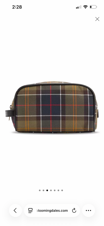 Tartan Washbag