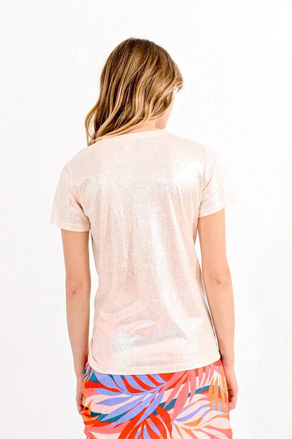 Pearly Crewneck Top