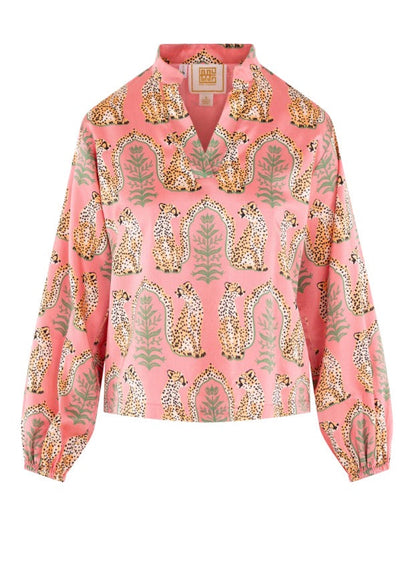 Silk Lolli Top-Cabana Cat