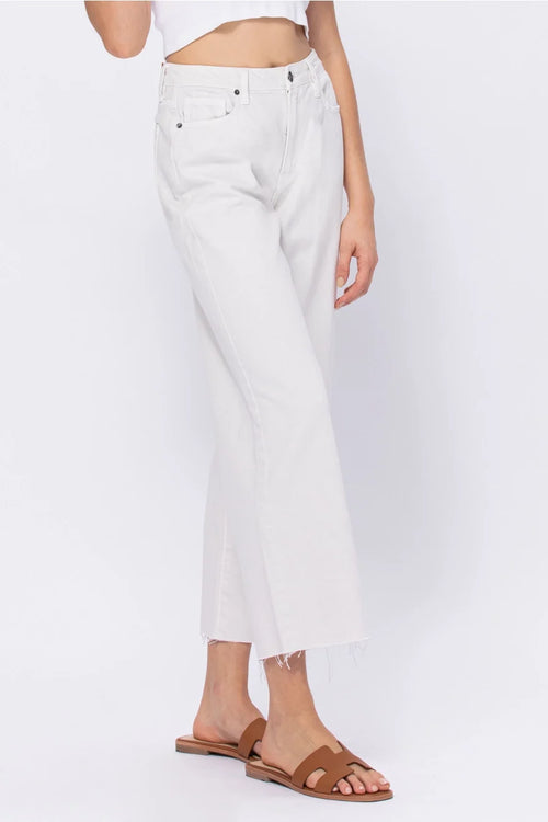 Sea Salt Color Clean Summer Wideleg [Nori] 27" Inseam