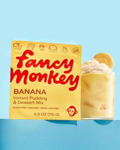 Fancy Monkey - Banana Instant Pudding and Dessert Mix