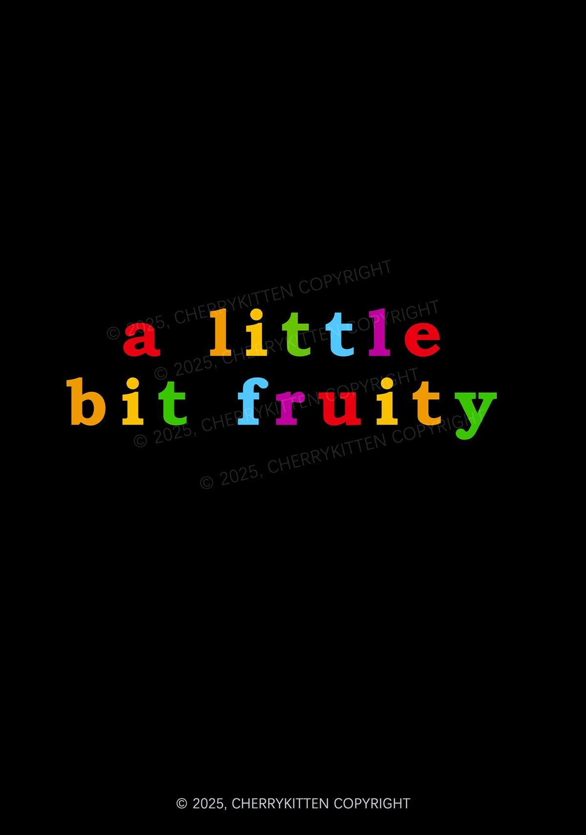A Little Bit Fruity Pride 1Pc Y2K Pin Badge Cherrykitten