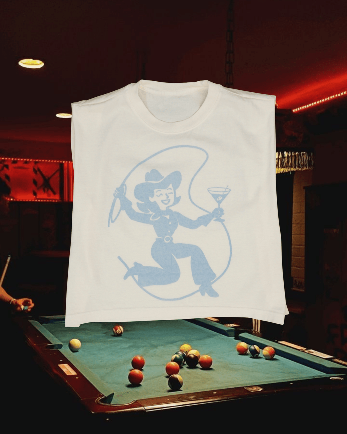 "Cowgirl Cocktail" Muscle Tank