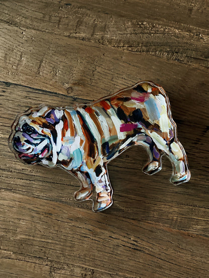 Bulldog acrylic- Large