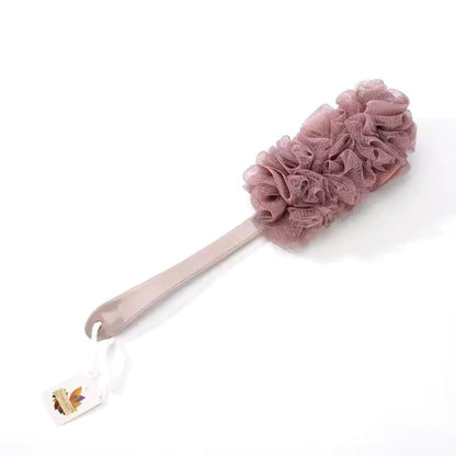 Zidello Loofah Sponge – Long Handle Shower Brush for Skin Exfoliating, Loofah on a Stick for Men & Women