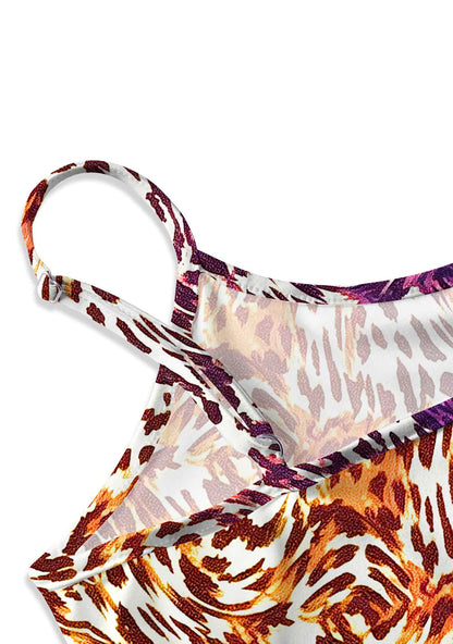 Lesbian Leopard Pride Y2K Print Slip Dress Cherrykitten