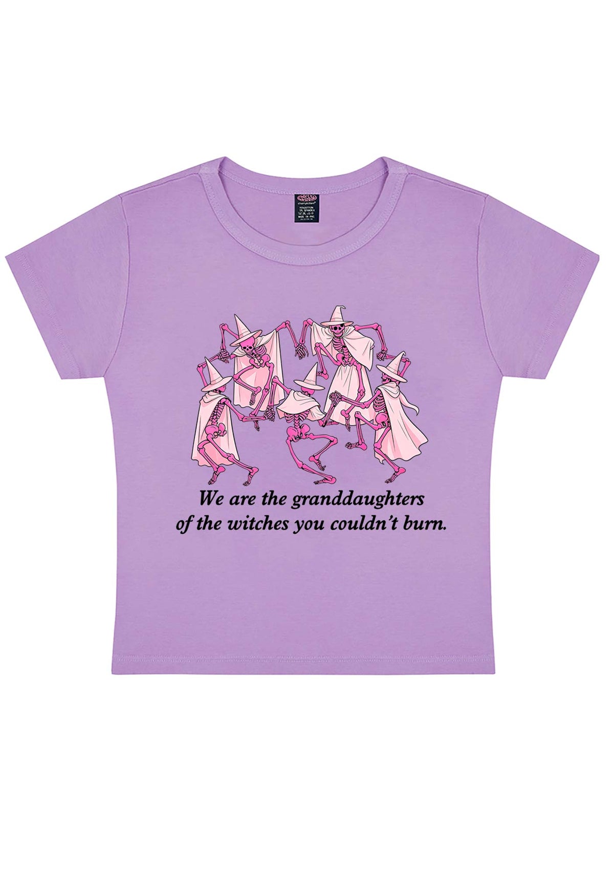 Halloween Granddaughters Of The Witches Y2K Baby Tee Cherrykitten