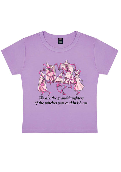 Halloween Granddaughters Of The Witches Y2K Baby Tee Cherrykitten