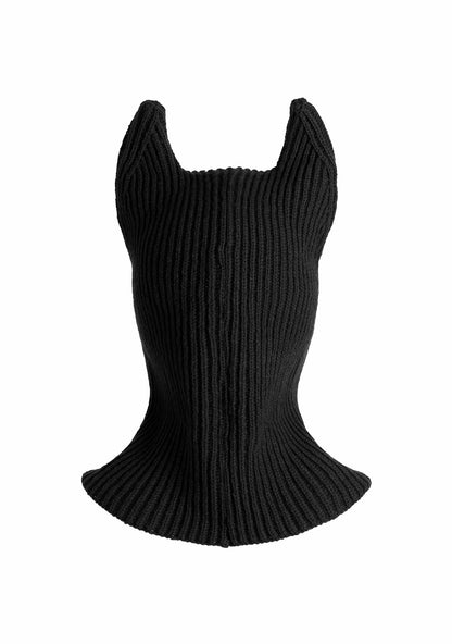 Halloween Y2K Devil Horn Knitted Balaclava Cherrykitten