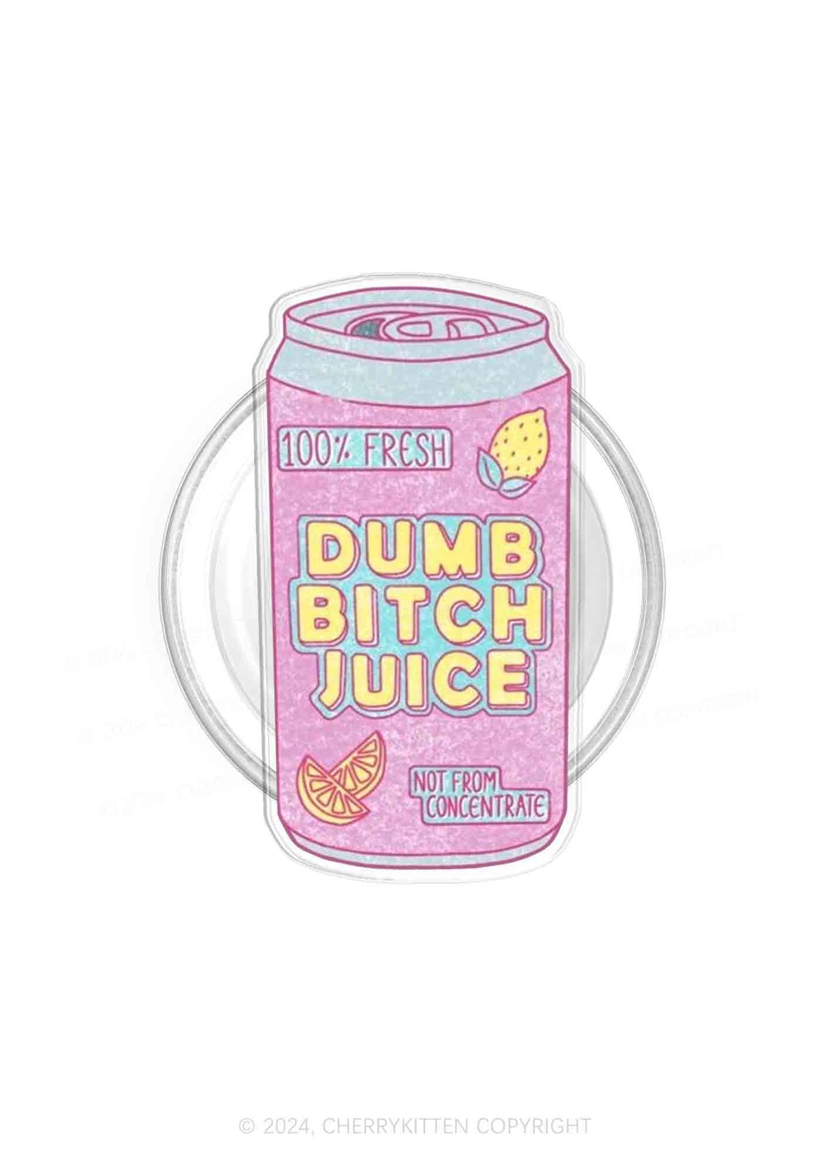 Dumb Bxxch Juice Y2K Magnetic Phone Grip Holder Cherrykitten