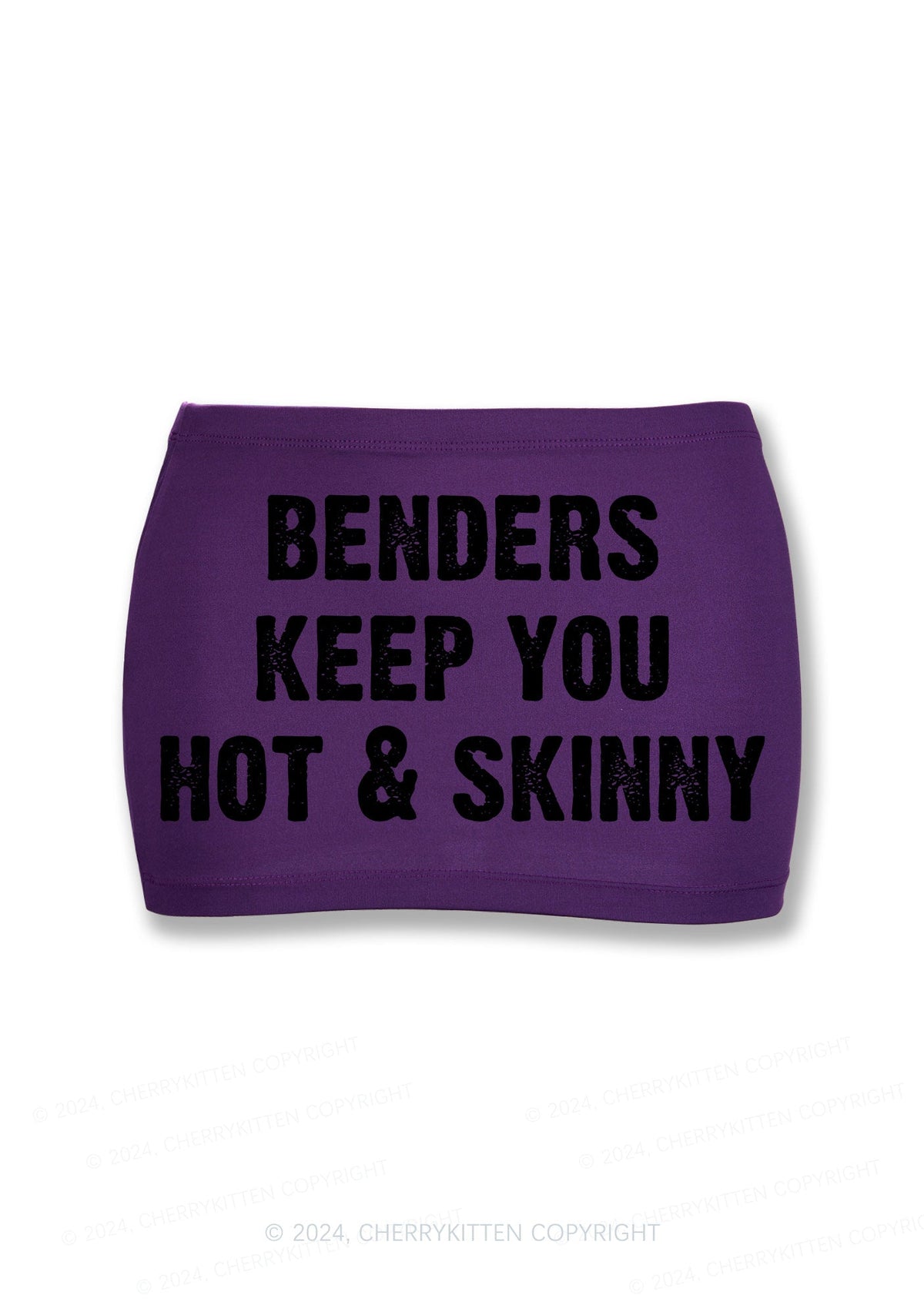 Benders Keep You Hot Y2K Mini Hip Skirt Cherrykitten