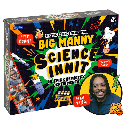 Big Manny Science 'Innit' Chemistry Experiment Kit – TikTok Famous STEM Set