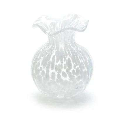 Ruffled Edge Spotted Vase