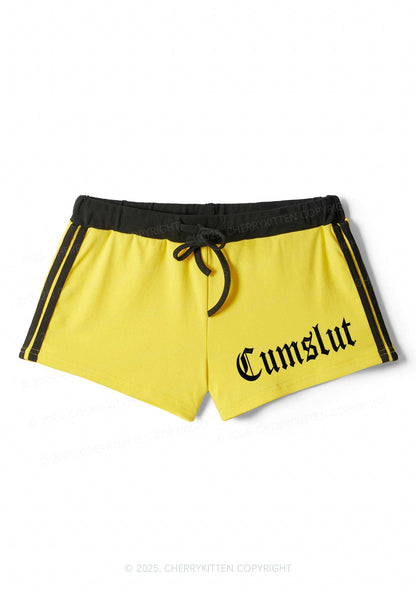 Goth Cxmslxt Y2K Drawstring Mini Shorts Cherrykitten