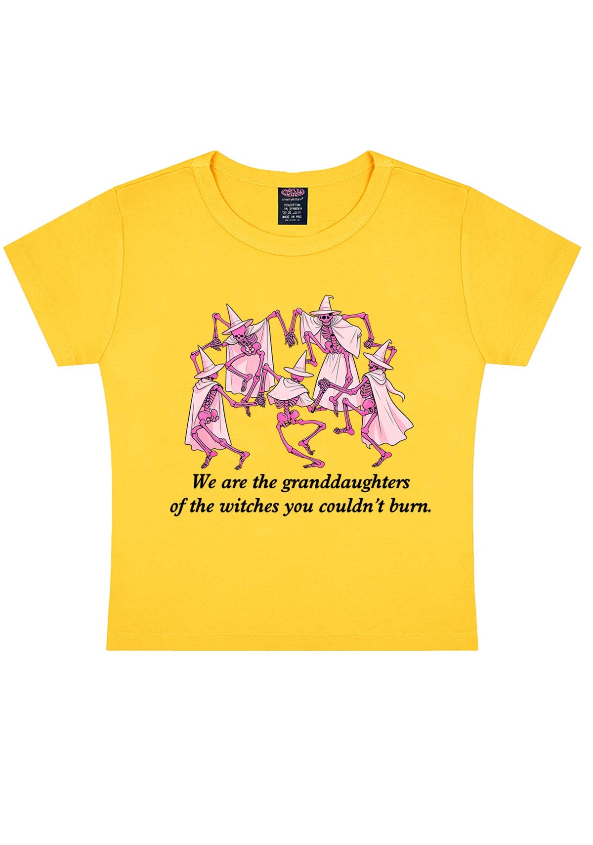 Halloween Granddaughters Of The Witches Y2K Baby Tee Cherrykitten