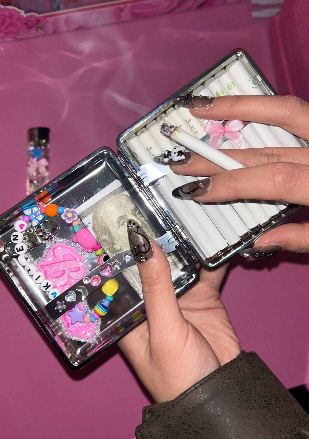 Cxxt Leopard Y2K Cigarette Case Cherrykitten