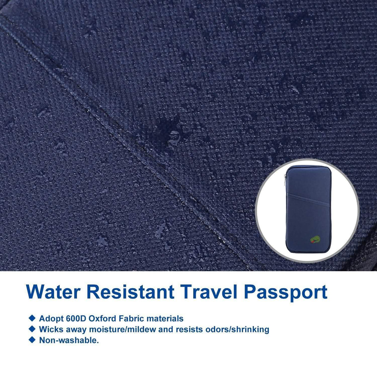 12 Pocket Travel Passport Wallet