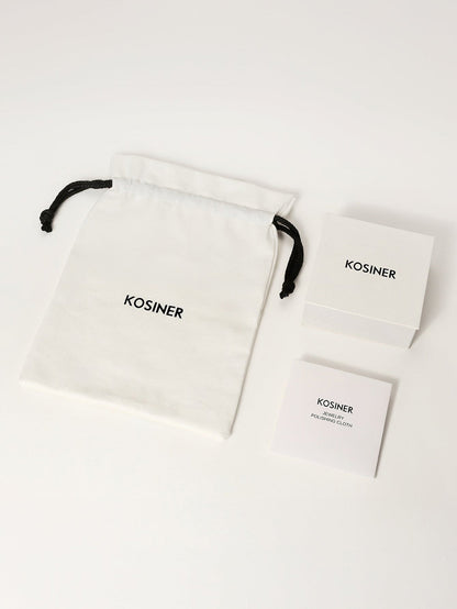 KOSINER 14K Solid Gold 18G (1.0mm) Hoop