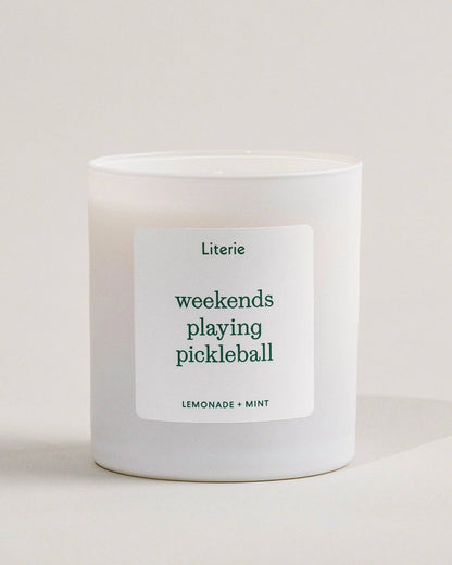 Weekends Playing Pickleball