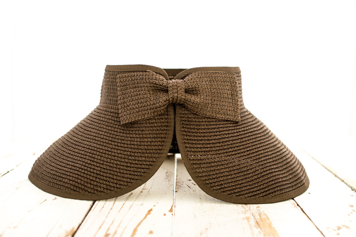 Foldable Wide Brim Bow Visor
