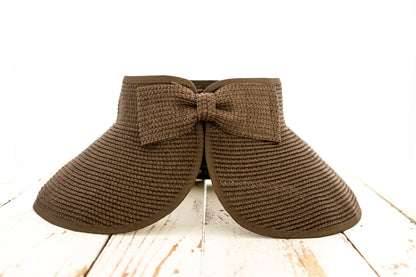 Foldable Wide Brim Bow Visor