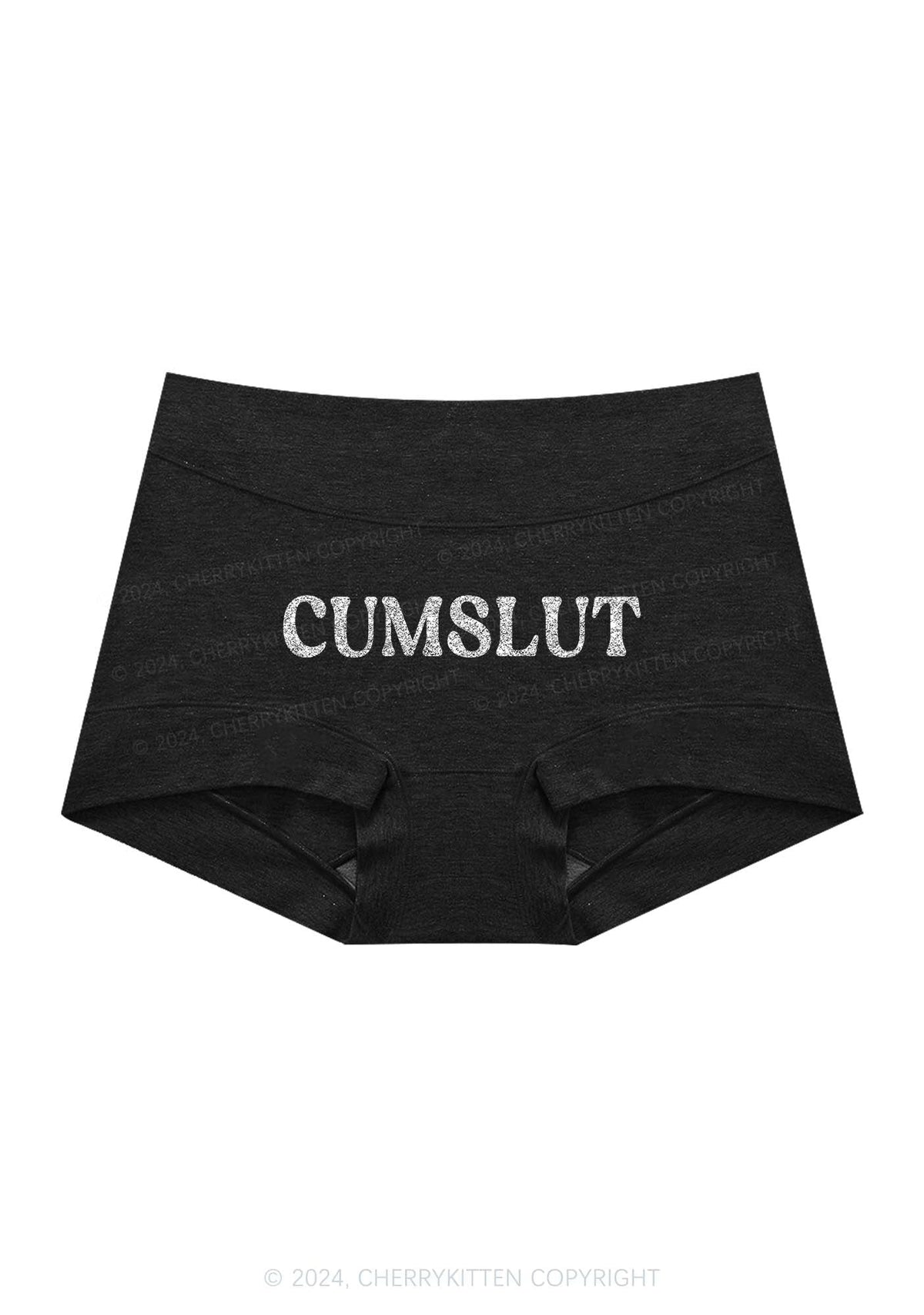 Glitter Comeslut Y2K Mid Rise Waist Boyshort Cherrykitten