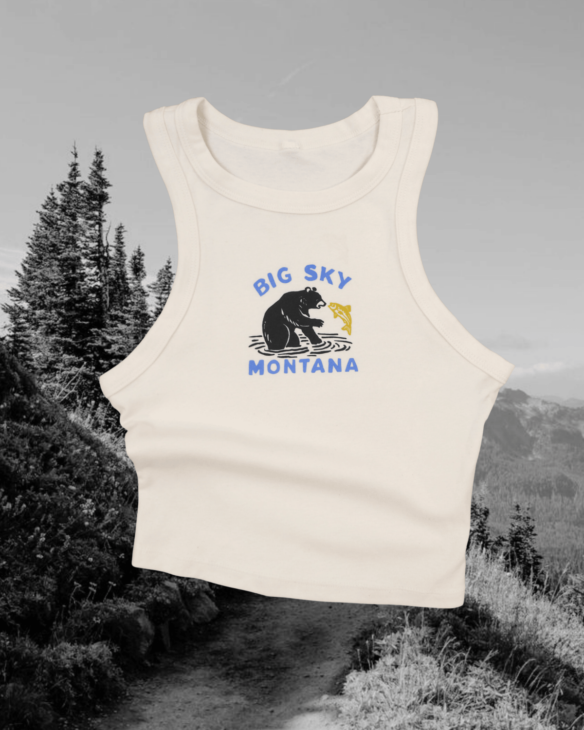 "Catch of the Day" Crop Tank