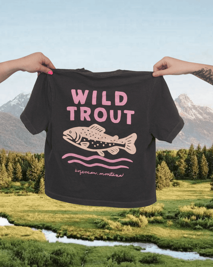 "Wild Trout" Crop Tee
