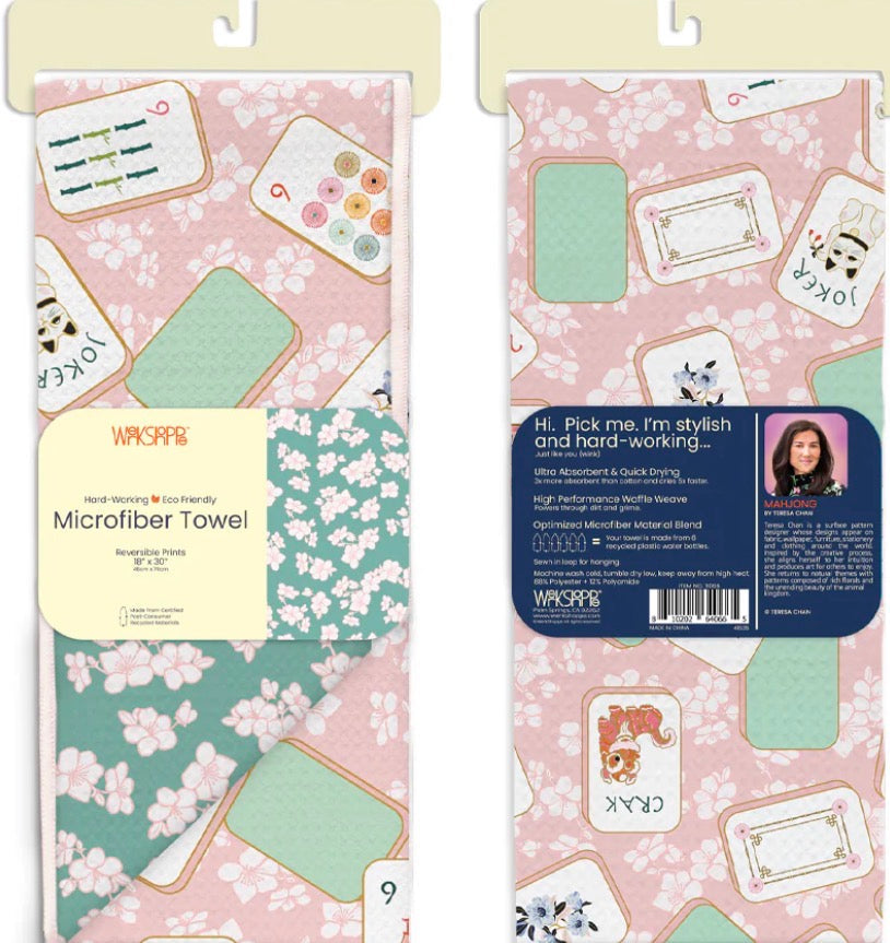 Mahjong Microfiber Towel