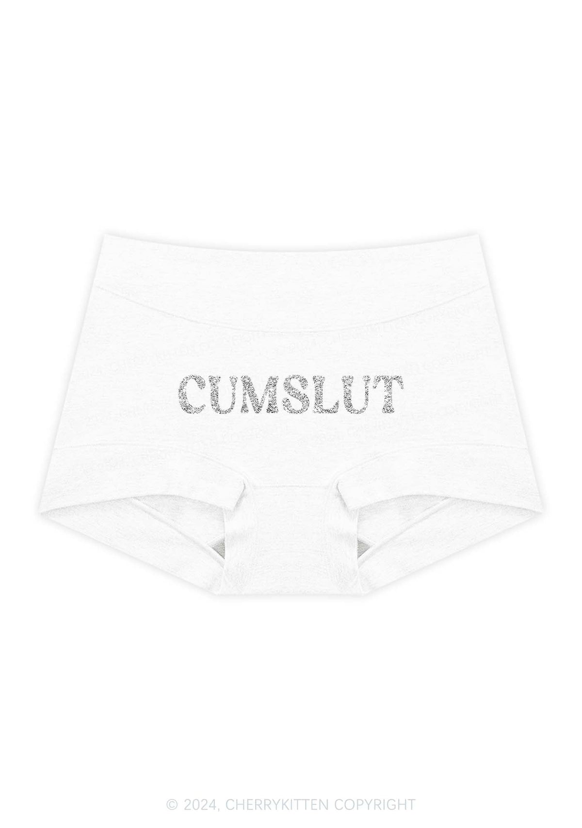 Glitter Comeslut Y2K Mid Rise Waist Boyshort Cherrykitten